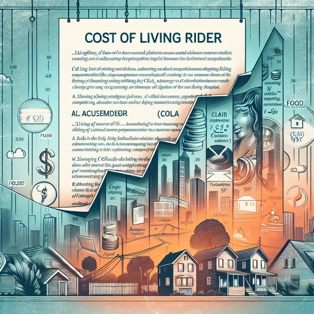 cost of living rider