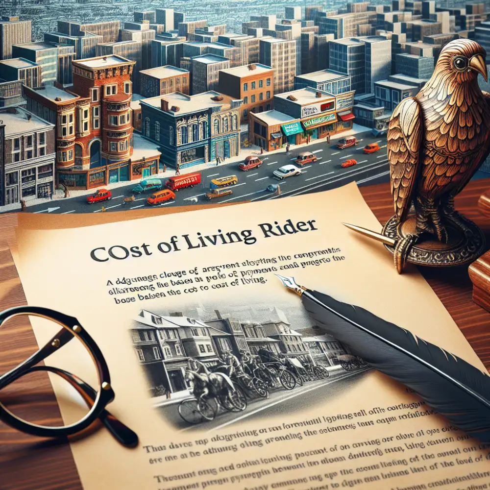 cost of living rider