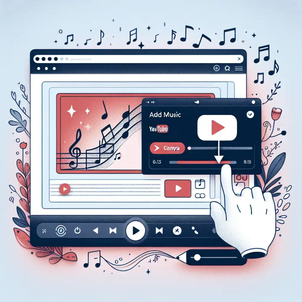 how to add music to canva from youtube